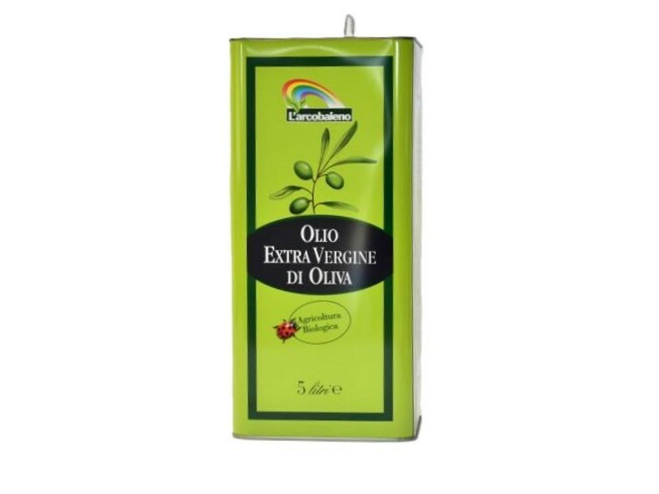 Latta di olio EVO biologico da 5 litri 