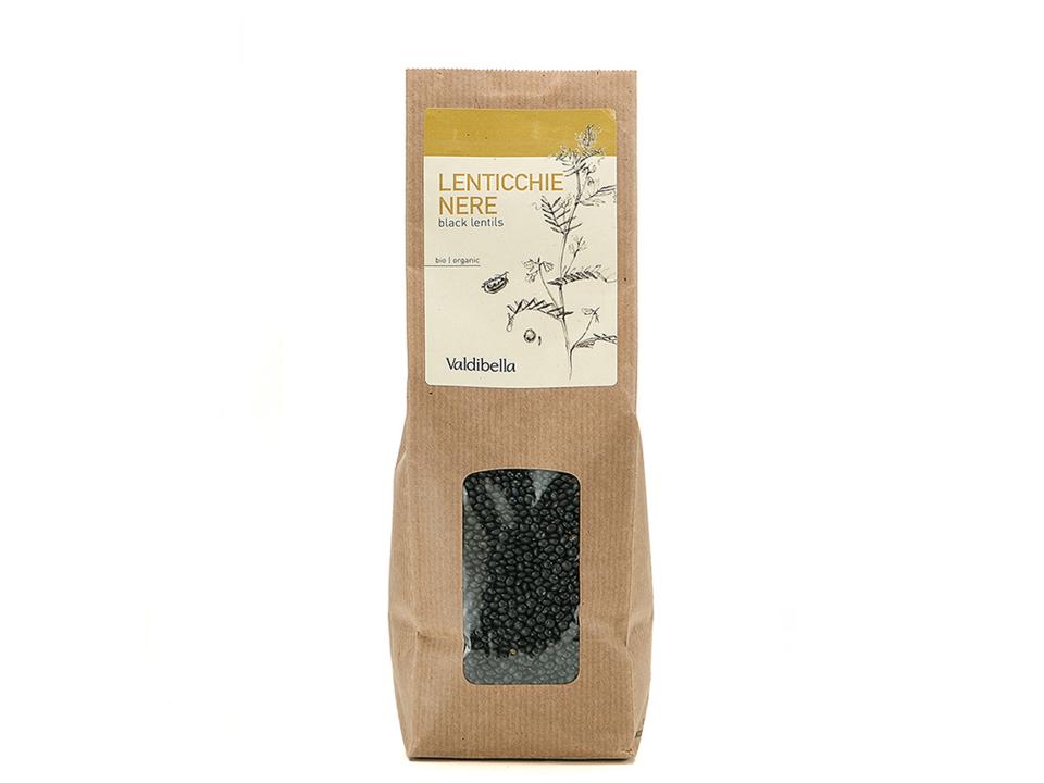Sacchetto di lenticchie nere biologiche (500g)