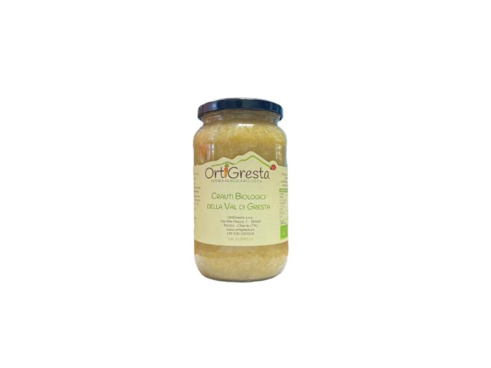 Vaso in vetro di crauti biologici - 500g