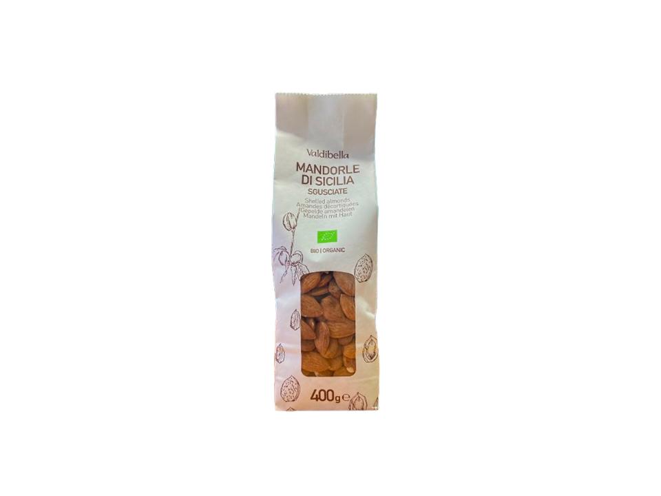 Sacchetto di mandorle sgusciate biologiche (400g)