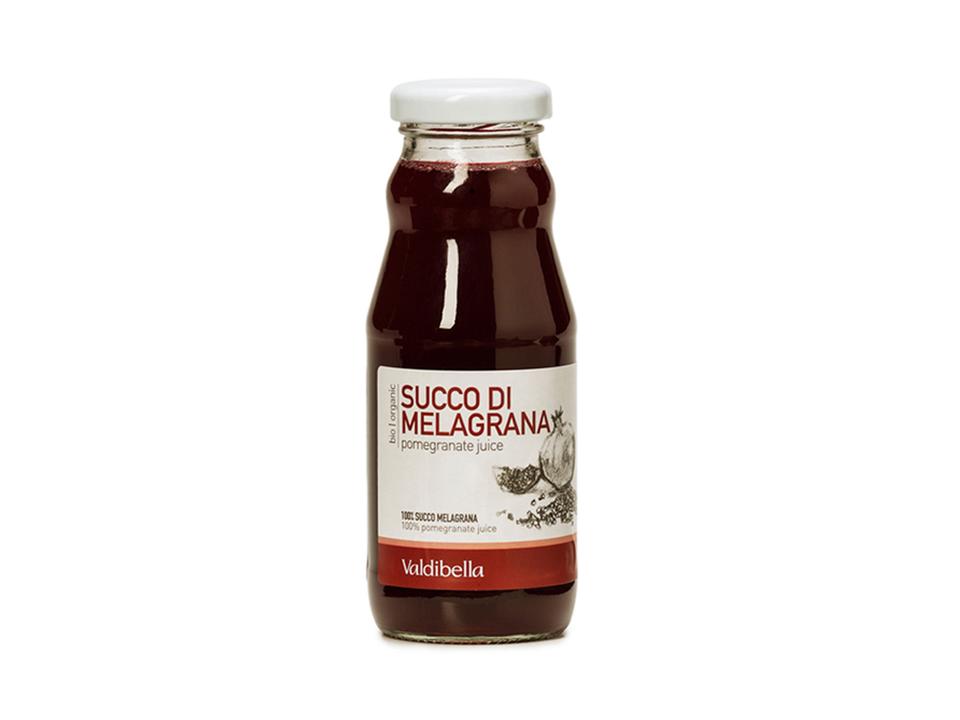 Bottiglietta in vetro di succo di melograno 100% bio  (200 ml)