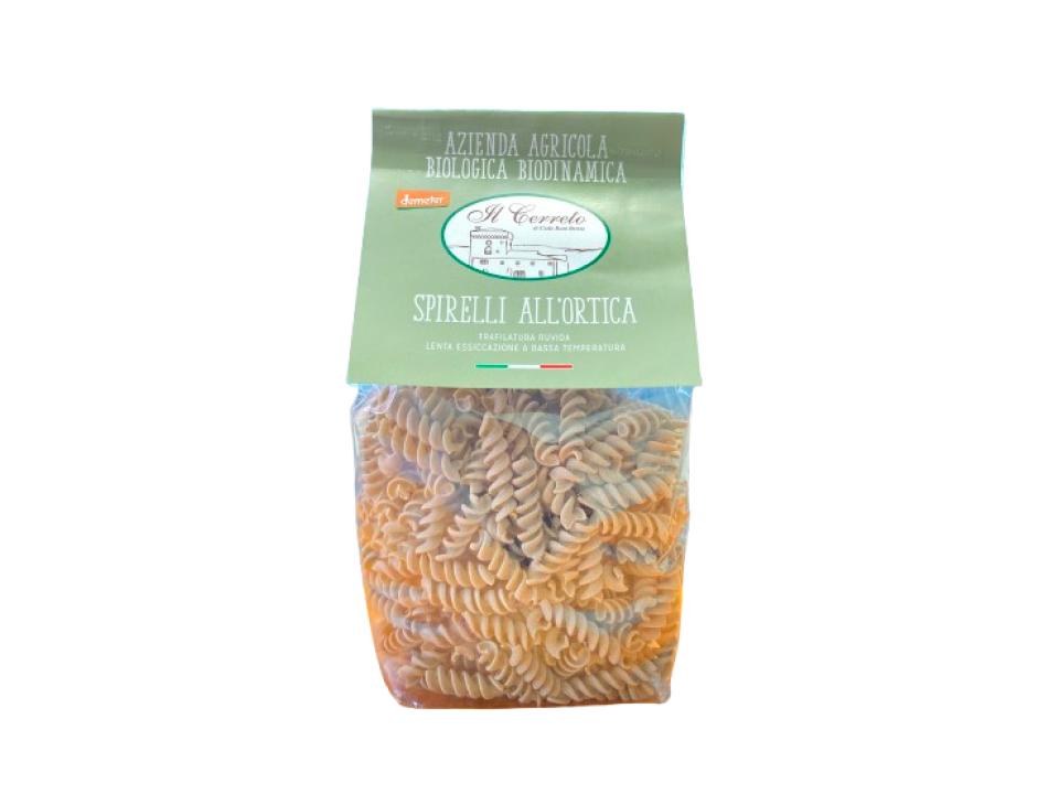Confezione di spirelli all'ortica biologici (400g)