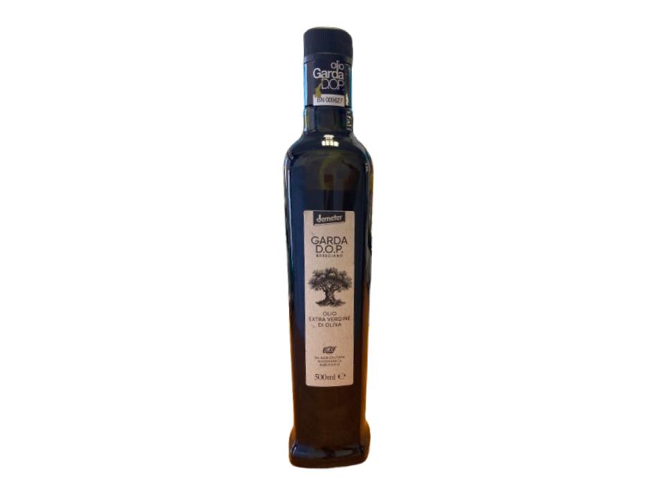 Bottiglia in vetro di olio EVO biologico DOP Garda (500ml)